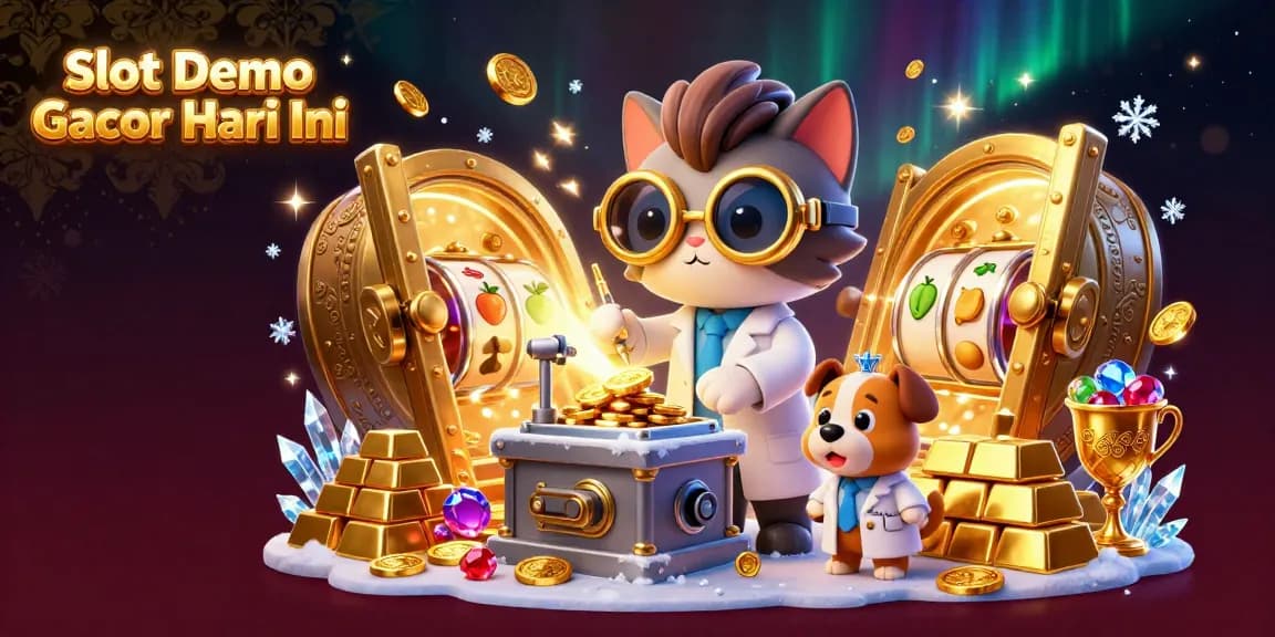 Spin and win with Slot Demo Gacor Hari Ini showcasing vibrant casino elements and characters in action.