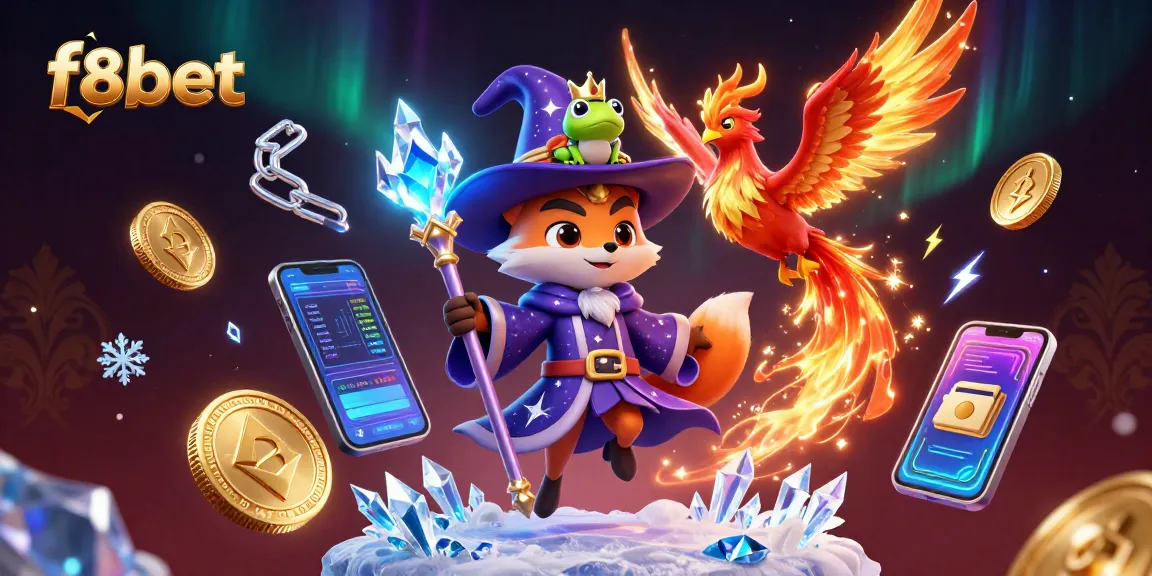 Engage in exciting gameplay with f8bet, showcasing vibrant casino scenes rich with mystical elements.