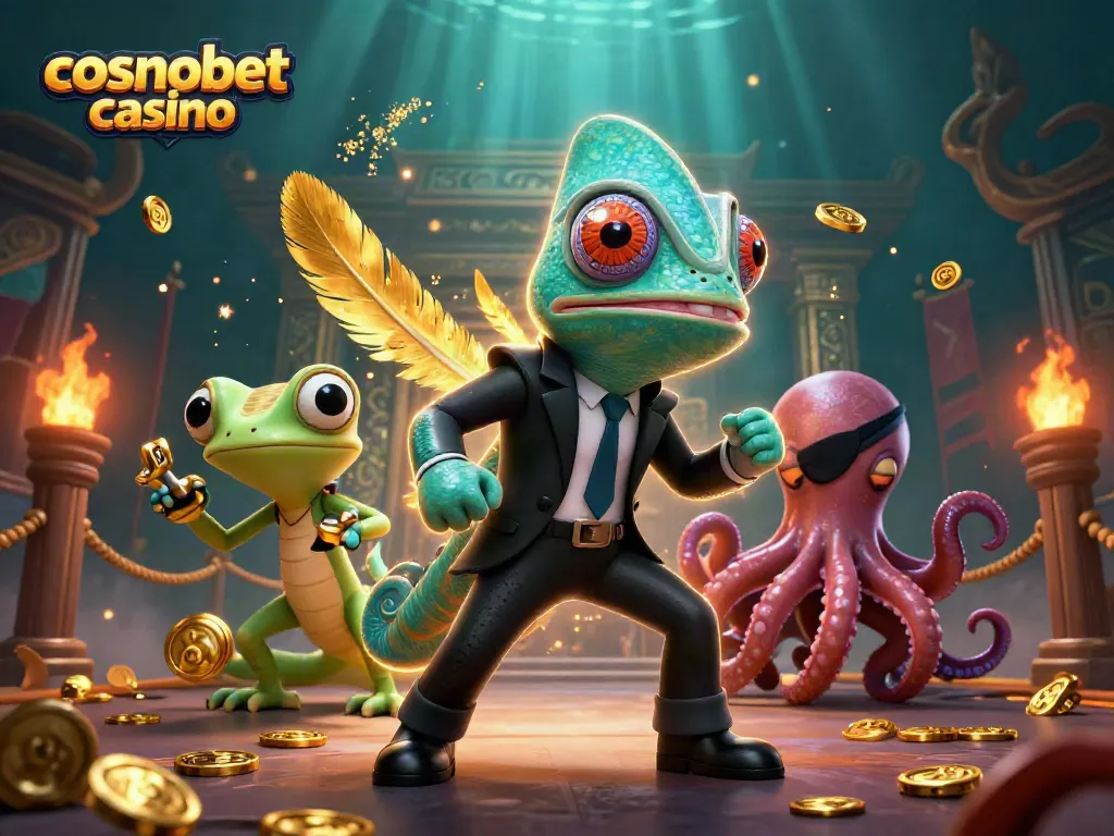 Engage with cosmobet casino's thrilling atmosphere featuring dynamic characters and exciting gaming elements.
